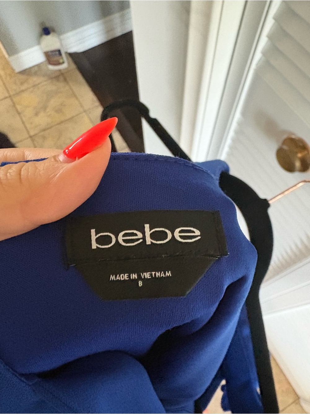 bebe Royal Blue Women's Jumpsuit